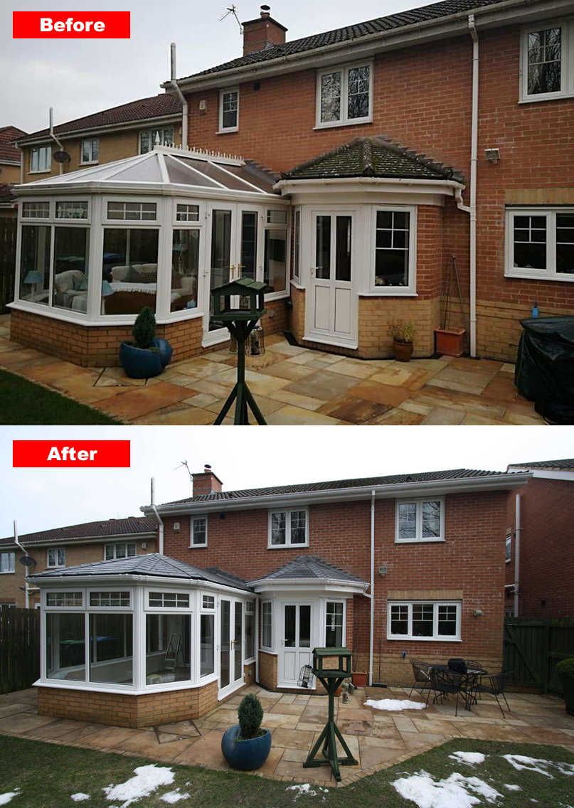replacement tiled conservatory roof barry
